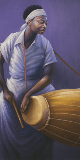 Rhythms of the Soul: Drummer in Motion